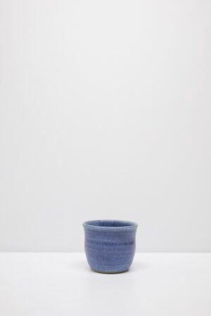 Blue handmade pot by Kitty Ward Pottery Salcombe Devon
